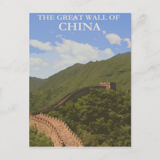 The Great Wall Of China Postcard (Front)