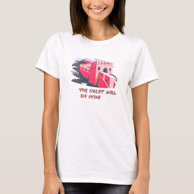 The Great Wall Of China T-Shirt (Front)