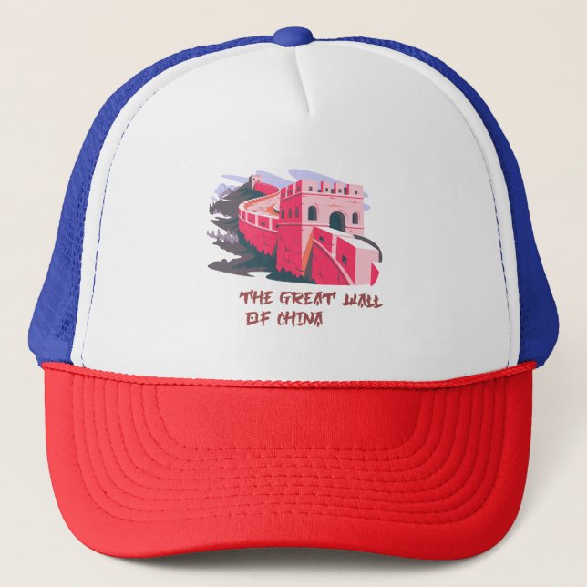 The Great Wall Of China Trucker Hat (Front)