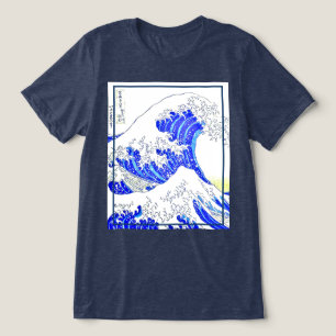 The Great Wave - 19th century art Tri-Blend Shirt