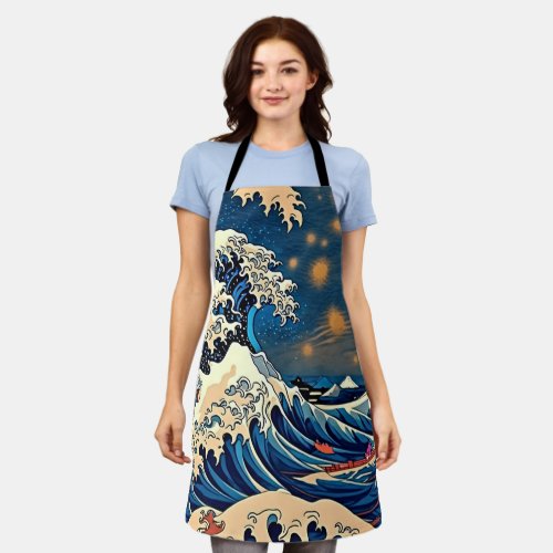 The Great Wave Apron