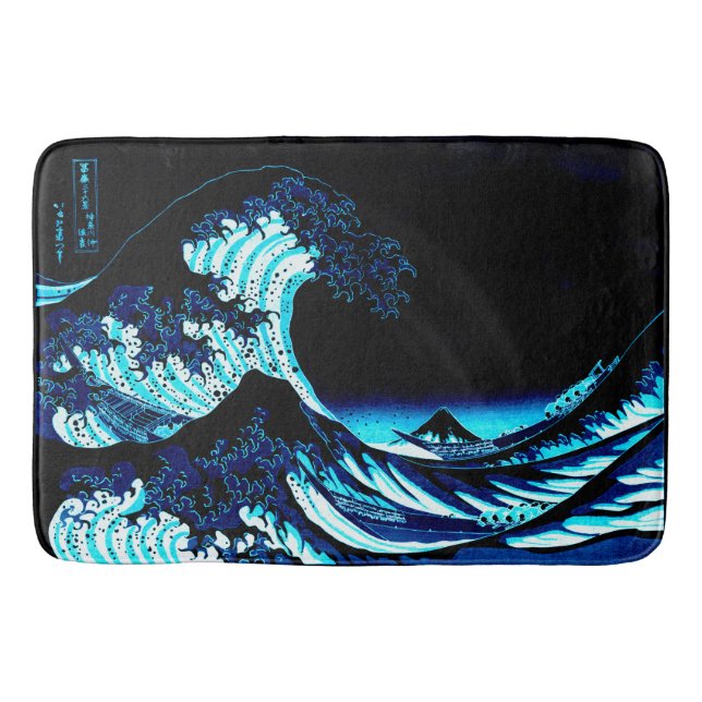 The Great Wave Bathroom Mat (Front)