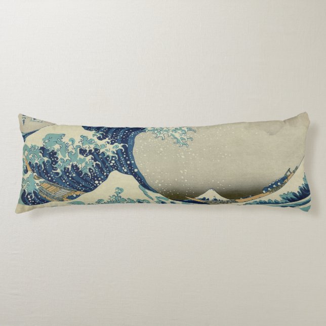 The Great Wave Body Pillow (Front)