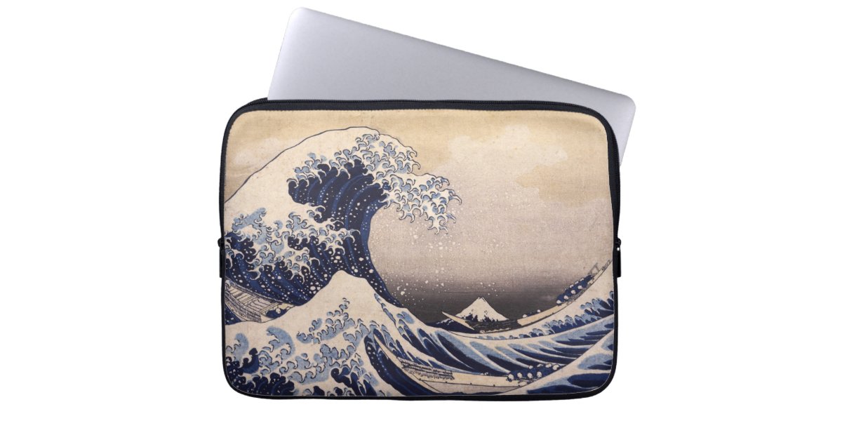 The Great Wave off Kanagawa PU Leather Wallet hokusai Art 