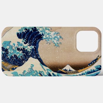 The Great Wave By Hokusai Vintage Japanese Iphone 13 Pro Max Case by GalleryGreats at Zazzle