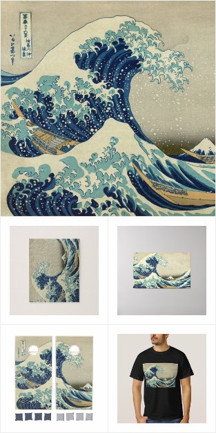 The Great Wave by Katsushika Hokusai