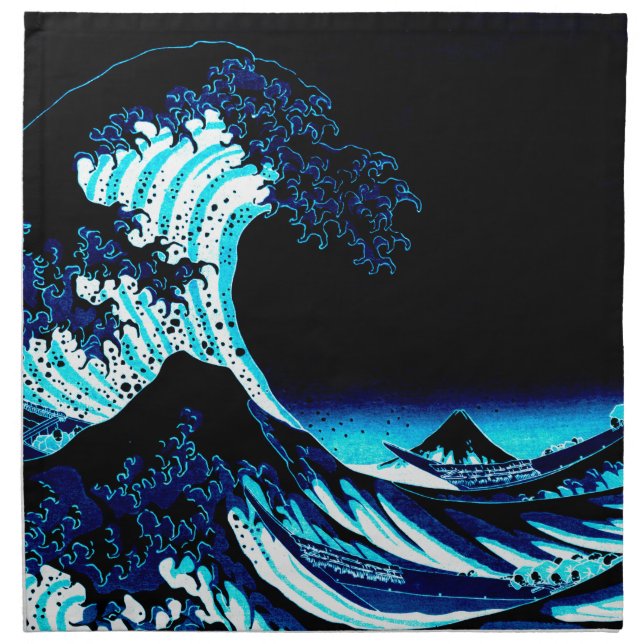 The Great Wave Cloth Napkin (Front)