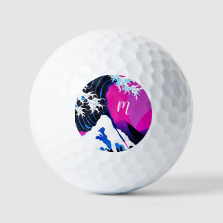 The Great Wave inspiration Golf Balls
