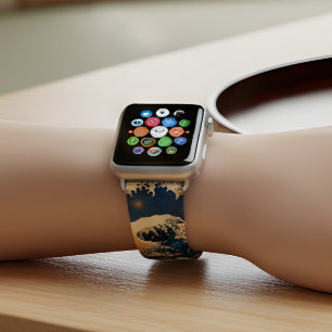 The Great Wave Japanese Art Apple Watch Band