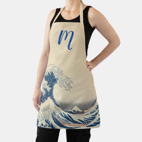 The Great Wave _ Japanese art Apron