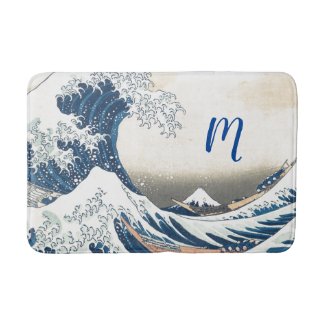The Great Wave - Japanese art   Bath Mat