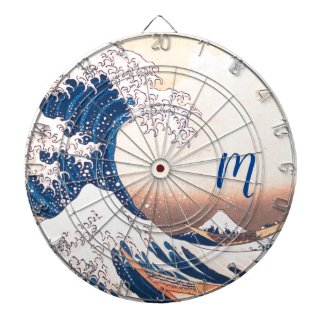 The Great Wave - Japanese art Dart Board