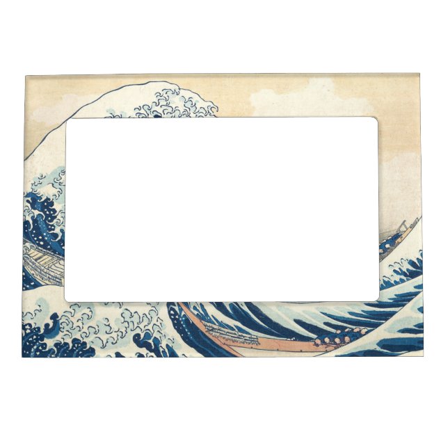 The Great Wave  - Japanese  art Magnetic Frame (Front)