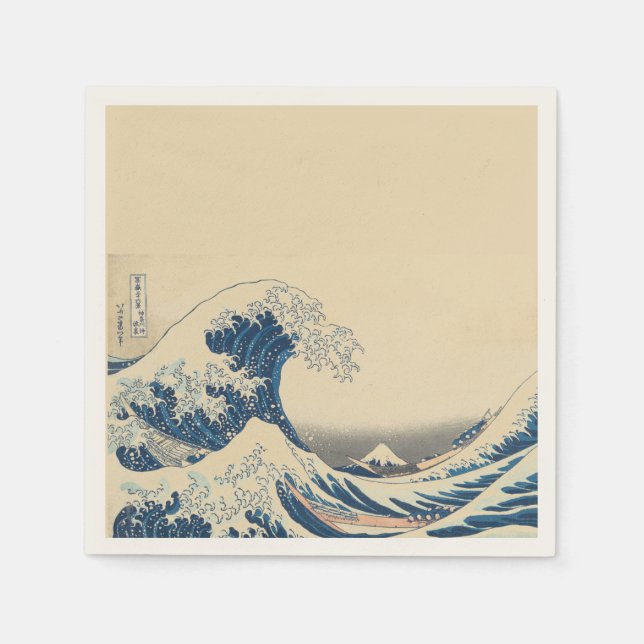 The Great Wave - Japanese art  Napkins (Front)