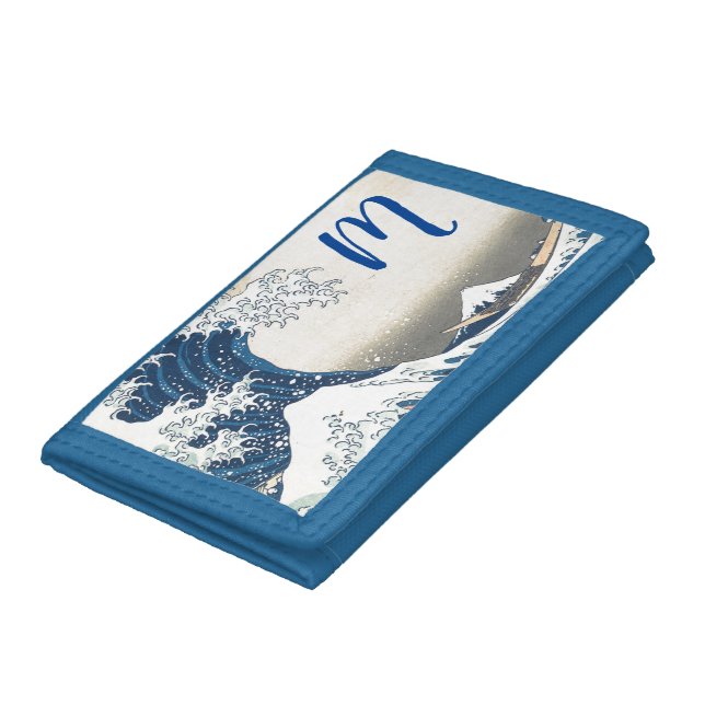 The Great Wave - Japanese art Trifold Wallet (Bottom)