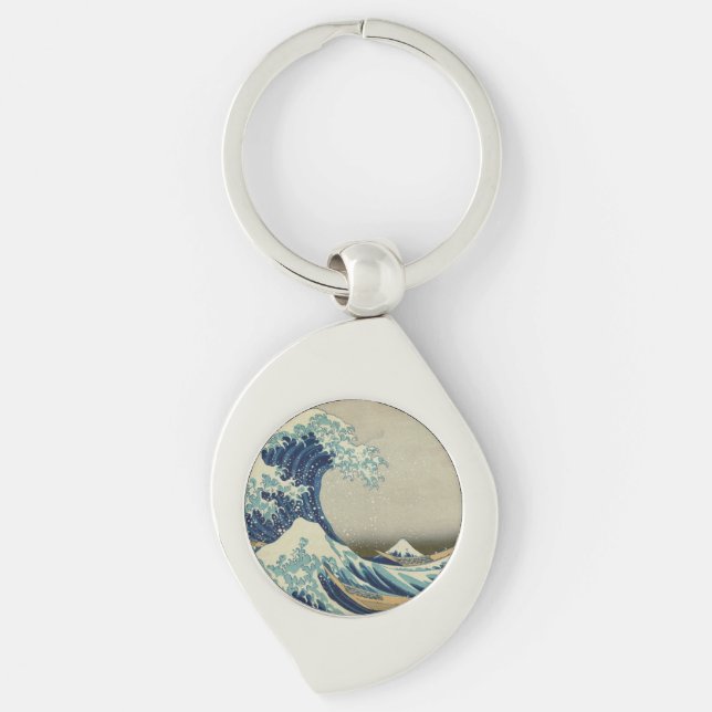 The Great Wave Keychain (Front)
