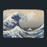 The Great Wave | Monogram iPad Mini Cover<br><div class="desc">Trendy monogram design featuring the Hokusai's famous Great Wave painting. Add your custom wording to this design by using the "Edit this design template" boxes on the right hand side of the item, or click the blue "Customize it" button to arrange the text, change the fonts and colours and to...</div>