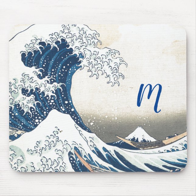 The Great Wave  Mouse Pad (Front)