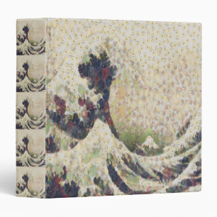 The Great Wave Of Honeydew Melon Fine Art Spoof 3 Ring Binder