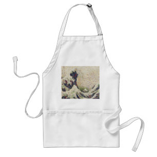 The Great Wave Of Honeydew Melon Fine Art Spoof Adult Apron
