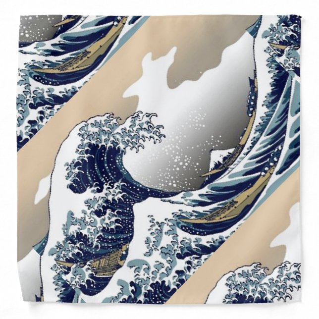 The Great Wave of Kanagawa Bandana (Front)