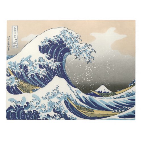 The Great Wave of Kanagawa _ Katsushika Hokusai  Notepad