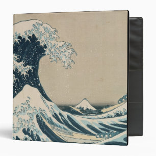 The Great Wave of Kanagawa, Views of Mt. Fuji 3 Ring Binder