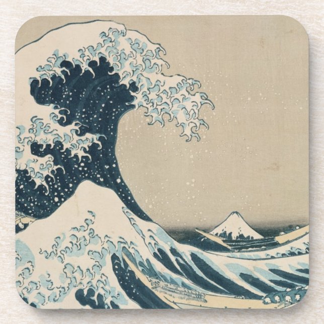 The Great Wave of Kanagawa, Views of Mt. Fuji Coaster (Front)
