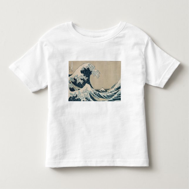 The Great Wave of Kanagawa, Views of Mt. Fuji Toddler T-shirt (Front)