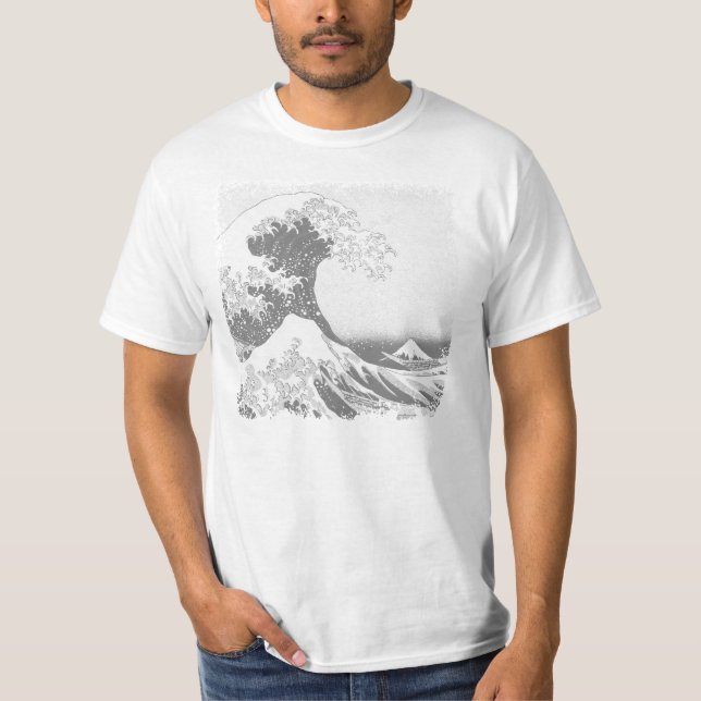 The Great Wave off Kanagawa (神奈川沖浪裏) T-Shirt (Front)