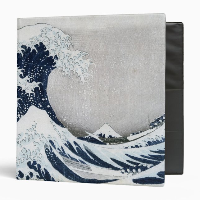 The Great Wave off Kanagawa 3 Ring Binder (Front/Inside)