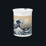 The Great Wave off Kanagawa 8 Bit Pixel Art Beverage Pitcher<br><div class="desc">The Great Wave off Kanagawa (神奈川沖浪裏) Vintage 8 Bit Pixel Tsunami Art.

Globe Trotters specialises in idiosyncratic imagery from around the globe. Here you will find unique Greeting Cards,  Postcards,  Posters,  Mousepads and more.</div>