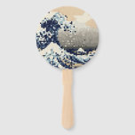 The Great Wave off Kanagawa 8 Bit Pixel Art Hand Fan