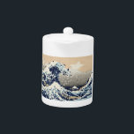 The Great Wave off Kanagawa 8 Bit Pixel Art Teapot<br><div class="desc">The Great Wave off Kanagawa (神奈川沖浪裏) Vintage 8 Bit Pixel Tsunami Art.

Globe Trotters specialises in idiosyncratic imagery from around the globe. Here you will find unique Greeting Cards,  Postcards,  Posters,  Mousepads and more.</div>