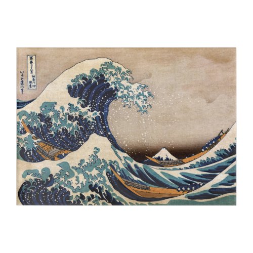 The Great Wave off Kanagawa Acrylic Print