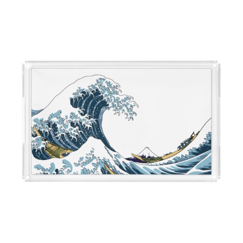 The Great Wave off Kanagawa Acrylic Tray