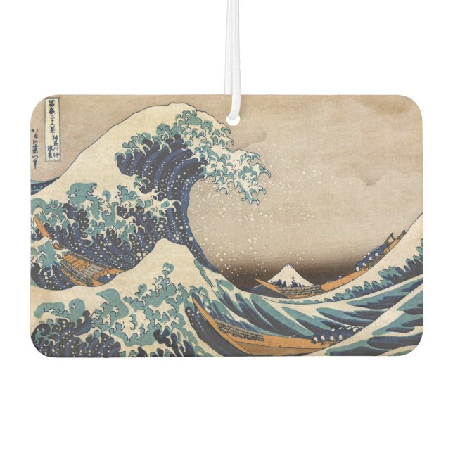 The Great Wave off Kanagawa Air Freshener (Front)