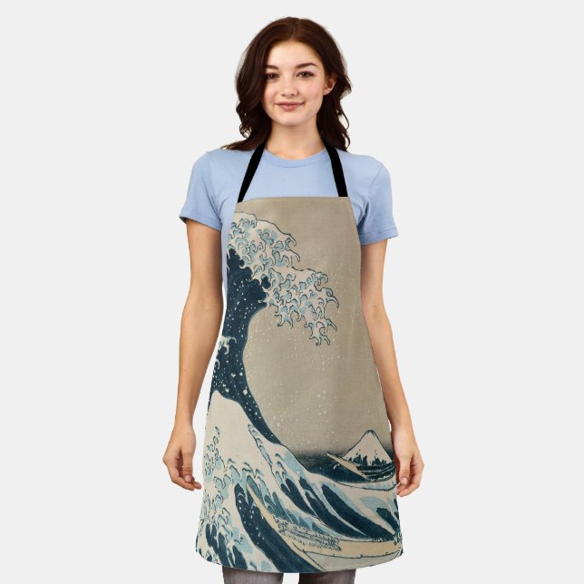 The Great Wave off Kanagawa Apron (Worn)