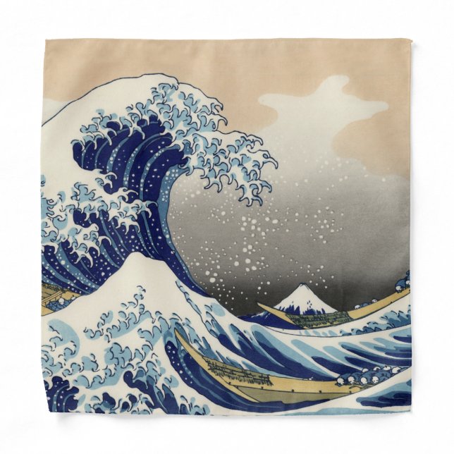 The Great Wave off Kanagawa Bandana (Front)
