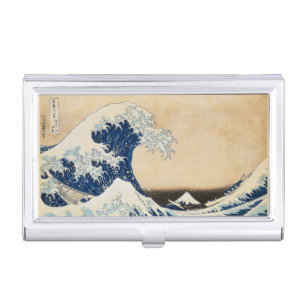 The Great Wave off Kanagawa by Hokusai Business Card Case