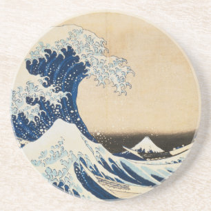 The Great Wave off Kanagawa by Hokusai Coaster