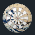 The Great Wave off Kanagawa by Hokusai Dart Board<br><div class="desc">This design features "The Great Wave off Kanagawa" by Japanese artist Hokusai.</div>