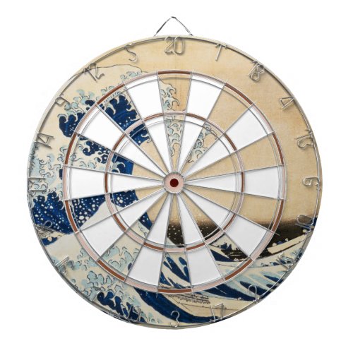 The Great Wave off Kanagawa by Hokusai Dart Board