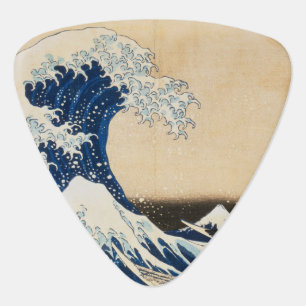 The Great Wave off Kanagawa by Hokusai Guitar Pick