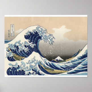 The Great Wave off Kanagawa by Hokusai | Japanese Poster