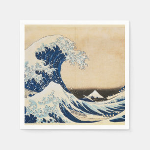 The Great Wave off Kanagawa by Hokusai Napkins