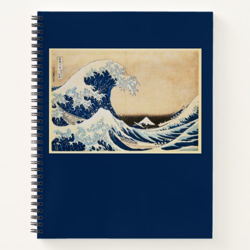 The Great Wave off Kanagawa by Hokusai Notebook