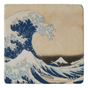 The Great Wave off Kanagawa by Hokusai Trivet