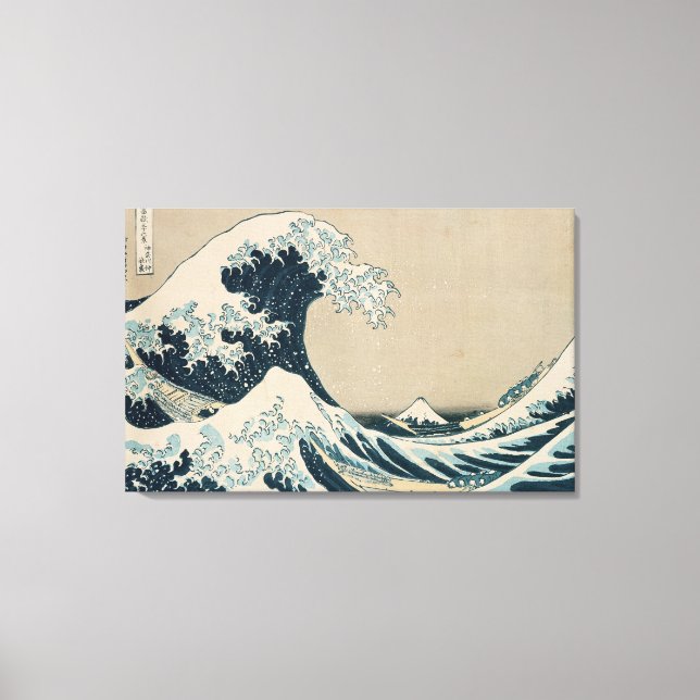 The Great Wave off Kanagawa Canvas Print (Front)