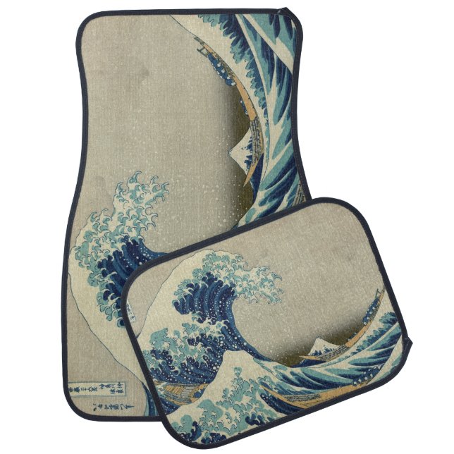 The Great Wave off Kanagawa Car Mat (Set)